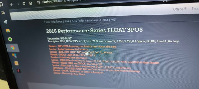 Amortiguador Bicicleta 