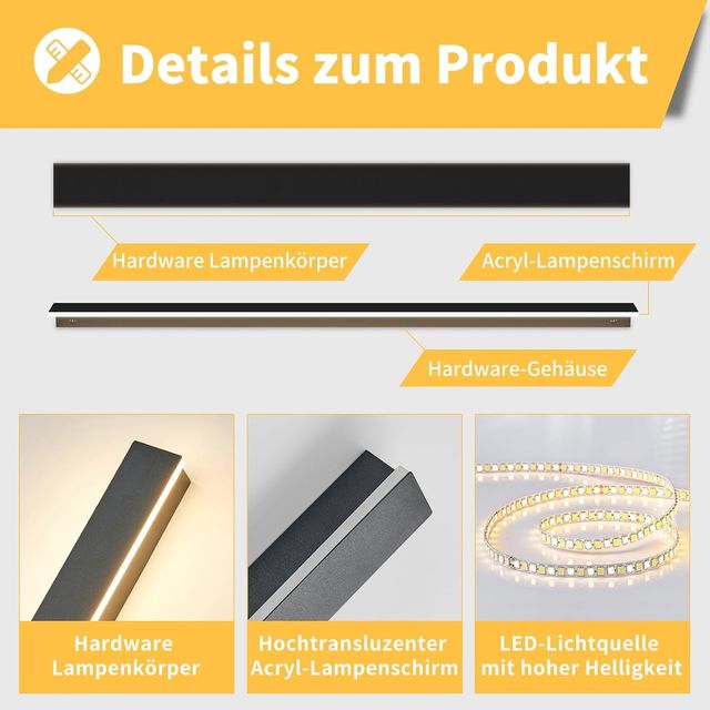 NUEVO aplique exterior regulable negro 80cm