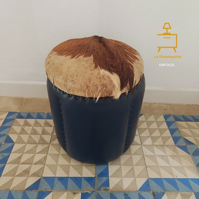 Taburete, otomana años 60. España