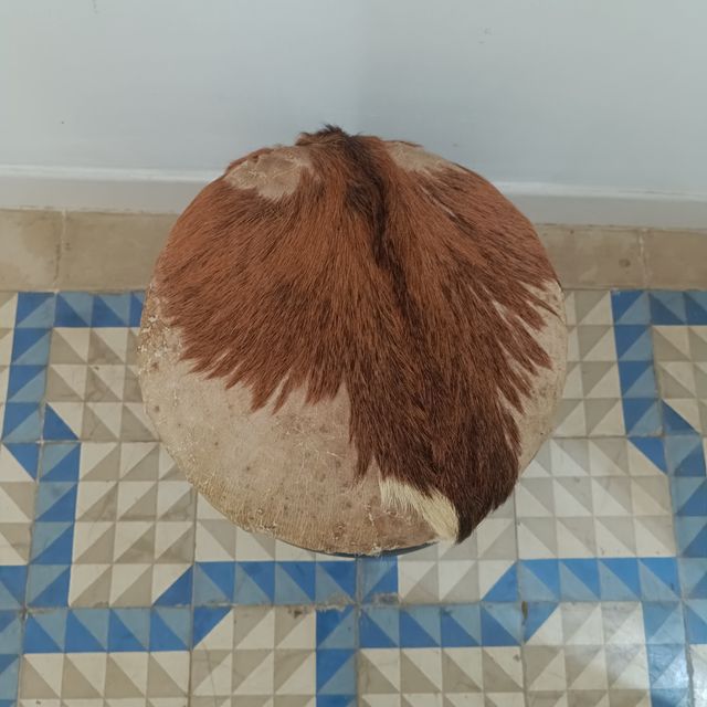 Taburete, otomana años 60. España