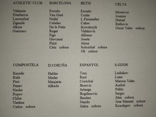 Lote cromos fútbol Este temporada 97/98.