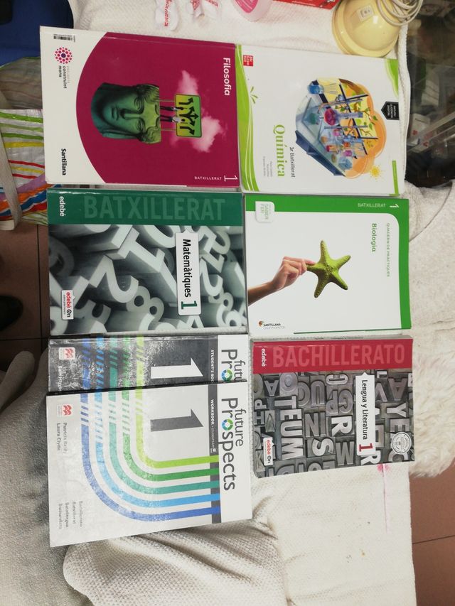 Libros batxilletato 1er