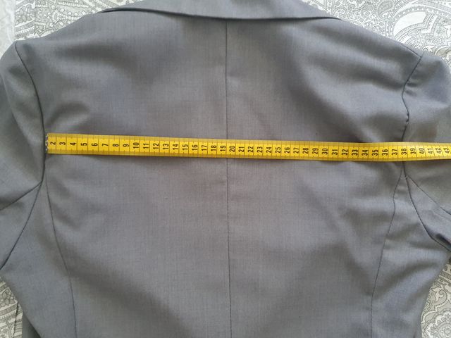 Completo giacca gilet pantaloni grigio