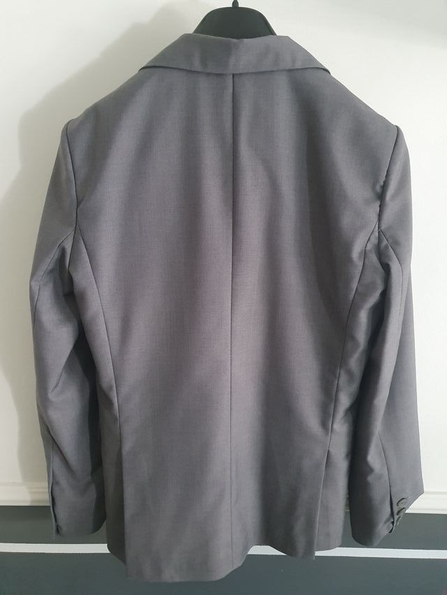 Completo giacca gilet pantaloni grigio