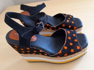 Sandalias Piel & Plataforma Veletto