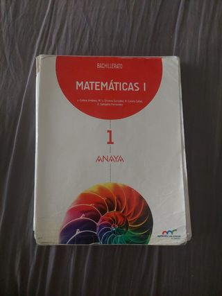 Matematicas 1 Bachillerato Anaya