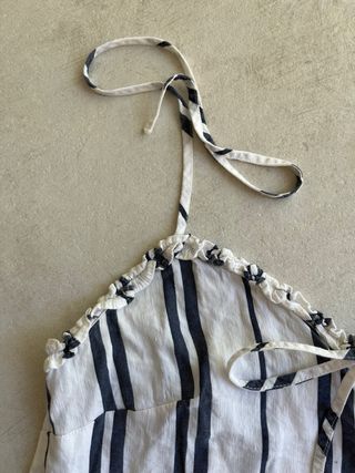 Blusa blanca y azul, H&M