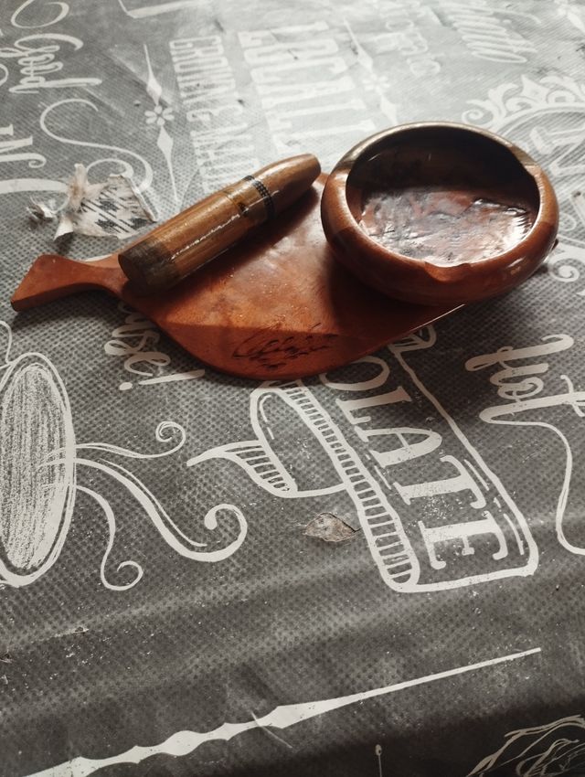 Posacenere cubano con firma