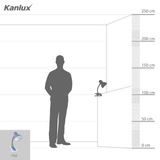 lampada da scrivania- braccio regolabile con clip