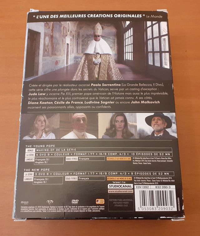 The young pope + The new pope DVD