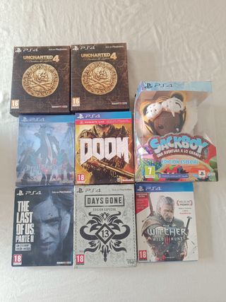 Coverts y extras ps4