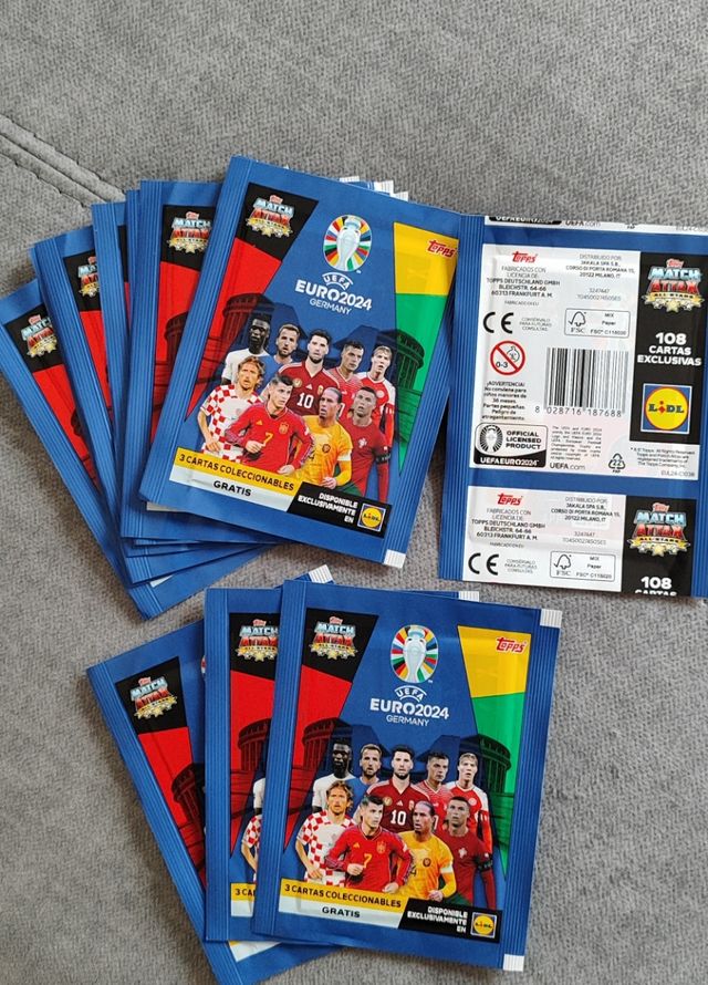 CROMOS EUROCOPA 2024 UEFA LIDL
