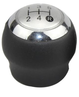 Pomo palanca cambios Toyota 5 vel. silver