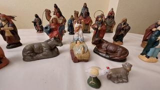 Pack figuras de Belén en barro