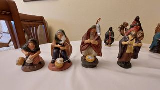 Pack figuras de Belén en barro
