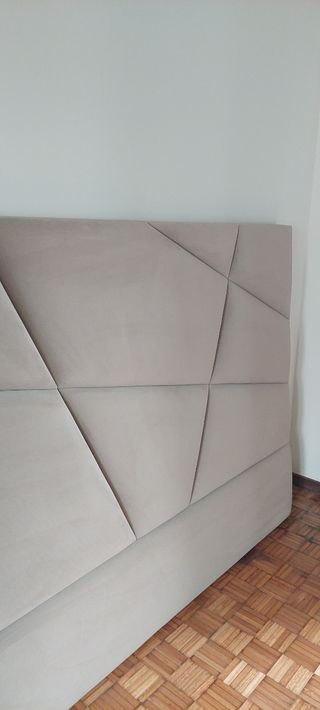 Cabeceira estofada king size