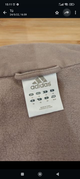 Chaqueta Vintage Adidas años 90 talla M
