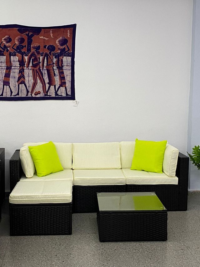 Conjunto de sofas para jardin NUEVO!