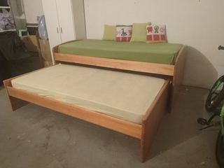 Cama nido con cajones y colchones