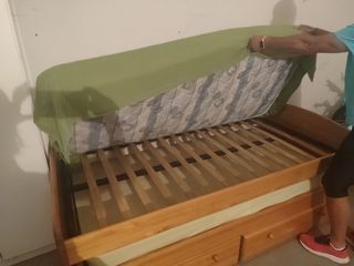 Cama nido con cajones y colchones