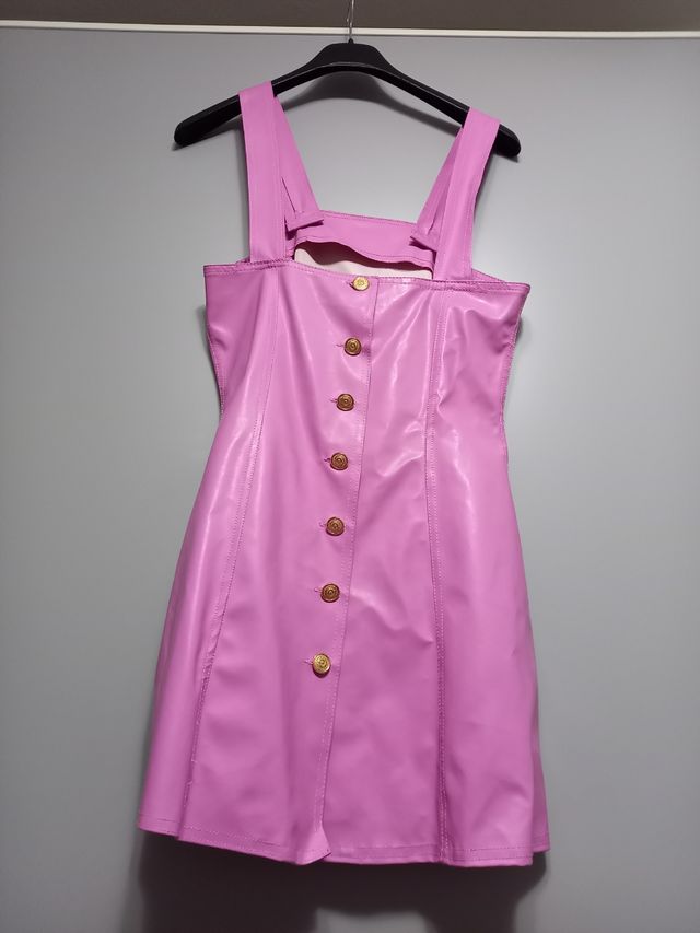 Vestito corto rosa
