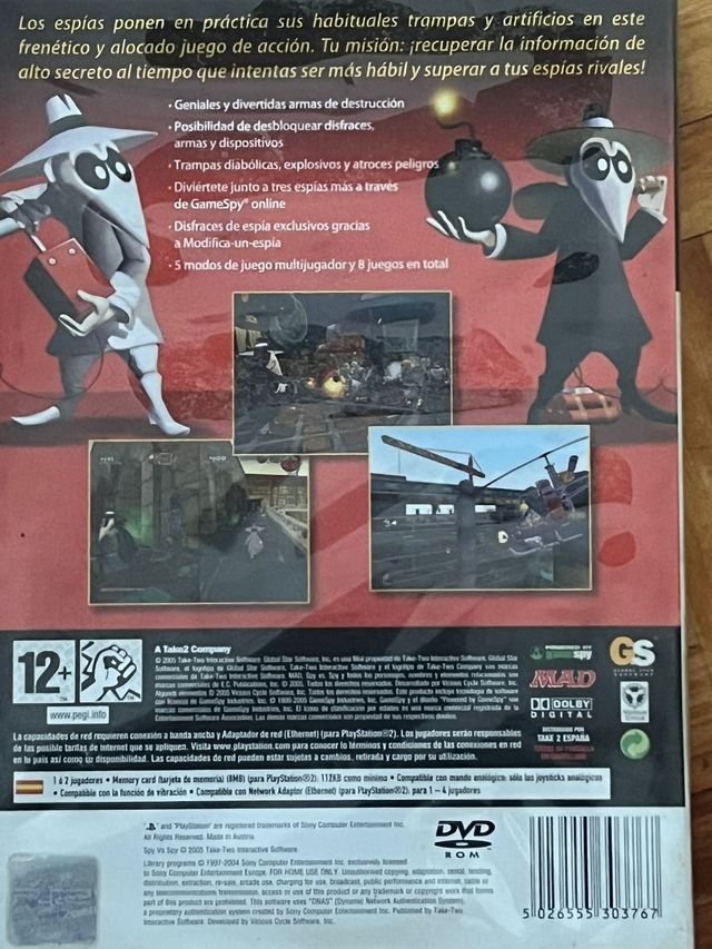 SPY VS SPY PS2