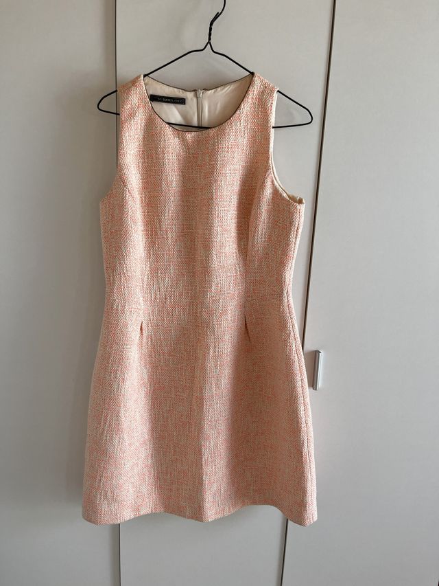 Vestido color salmón