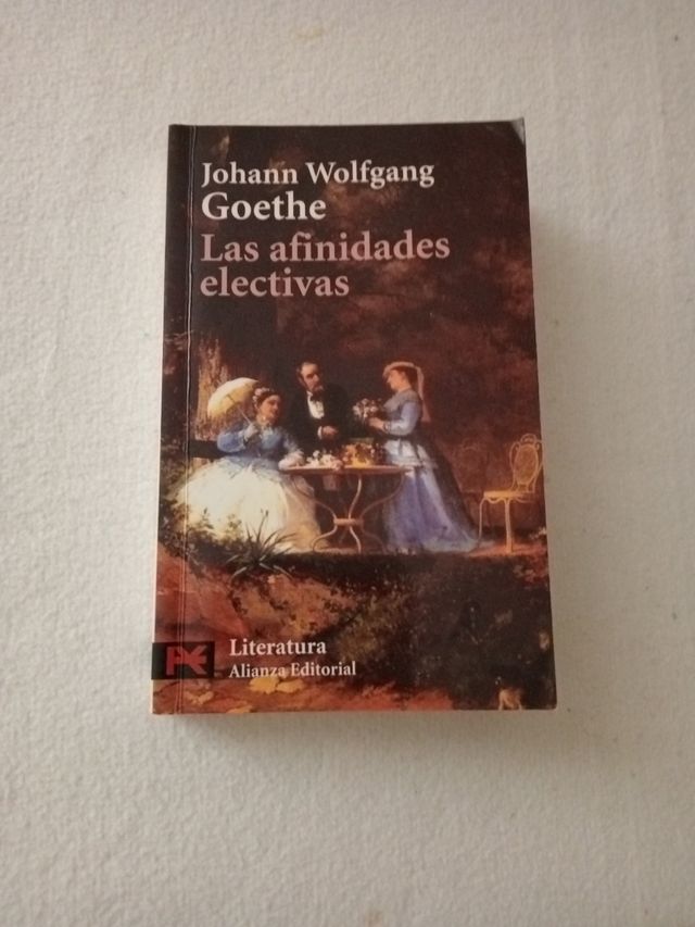 GOETHE.Novela. Las afinidades electivas
