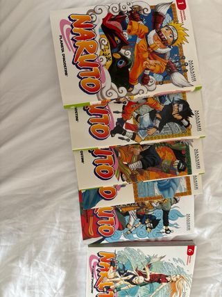 Comics manga naruto 1-6