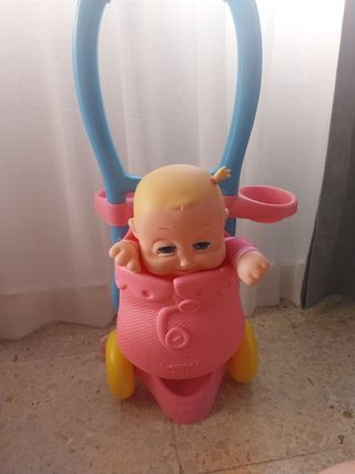 Carro más2 bebe más Bibi más bebe gatea