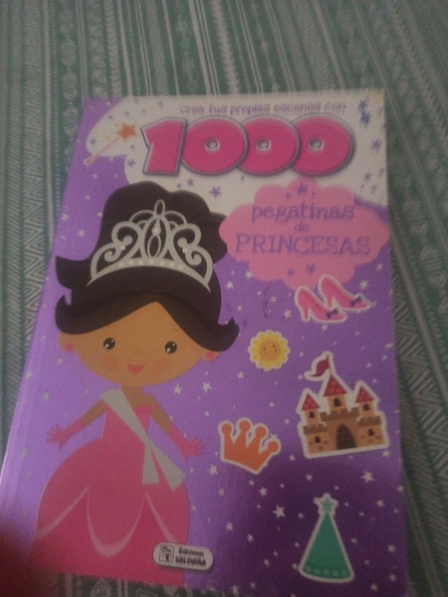 Libro de pegatinas de princesas