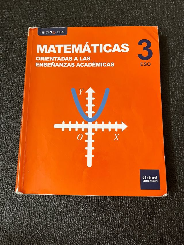 Libro de texto de Matemáticas 3 ESO