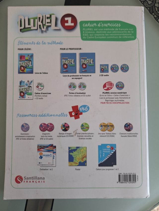 Pluriel 1  cahier d exercices + CD audio