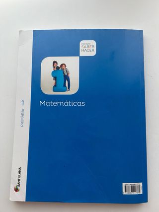 Libro matemáticas 1 primaria santillana