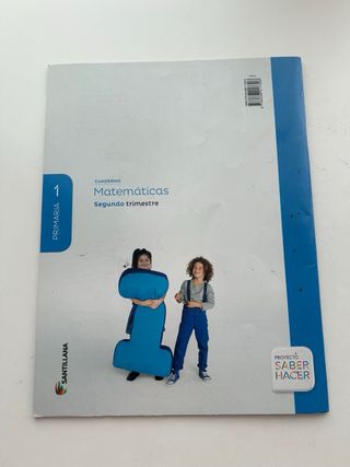 Libro matemáticas 1 primaria santillana
