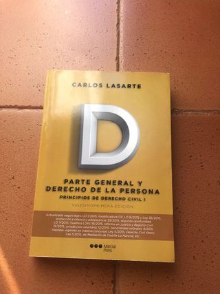 parte general y derecho de la persona