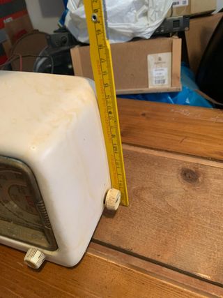 Radio vintage bachelite bianca