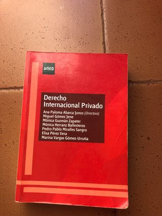 derecho internacional privado