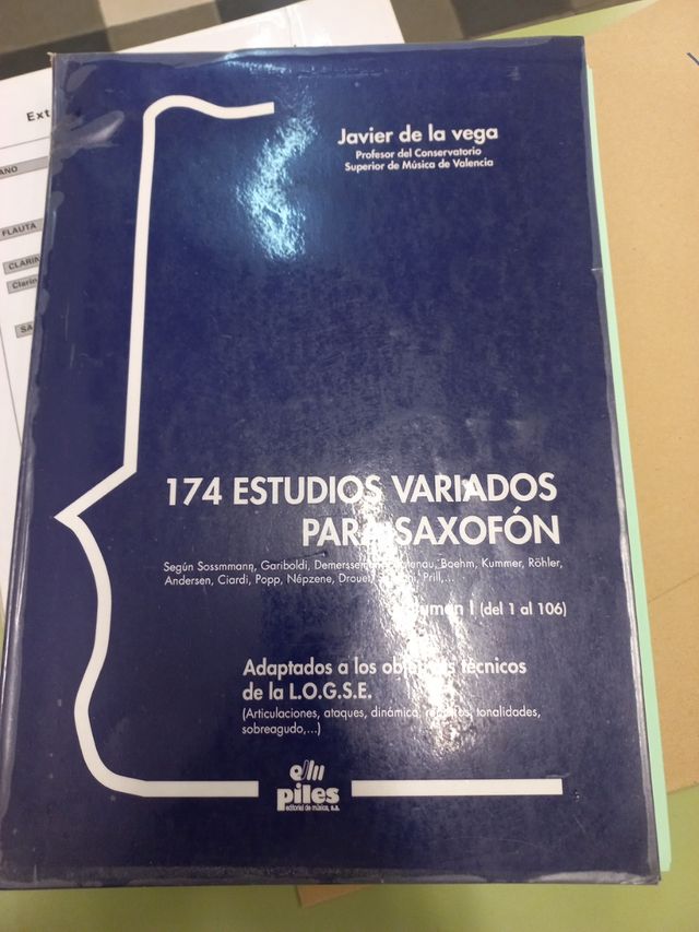 174 estudios variados para saxofón