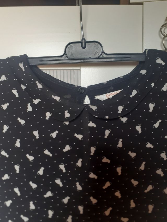 blusa manga corta sra