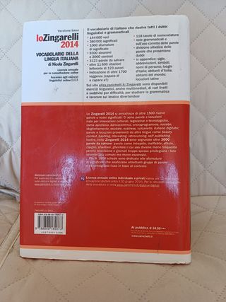 lo Zingarelli 2014