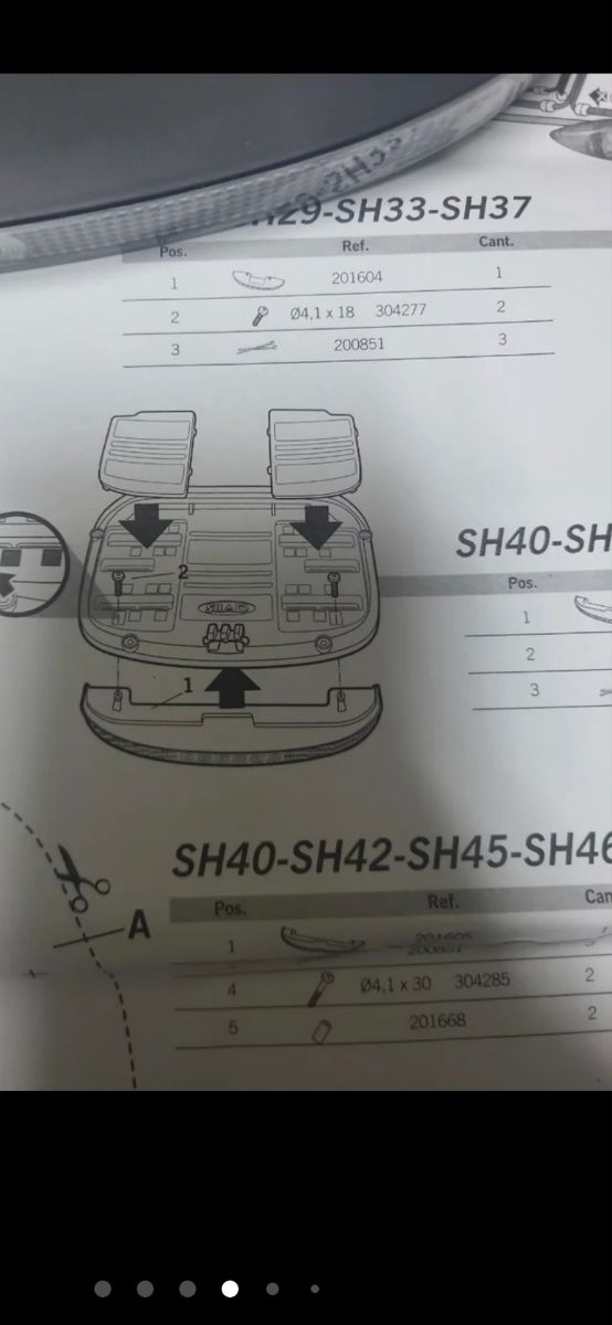 Luz de freno LED maletas moto SHAD