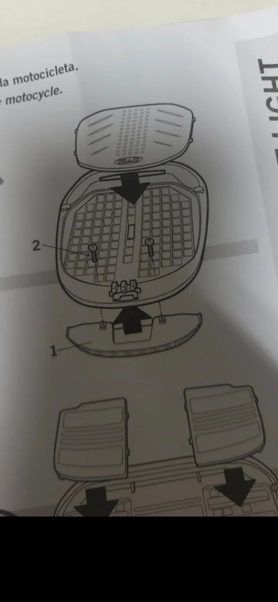 Luz de freno LED maletas moto SHAD