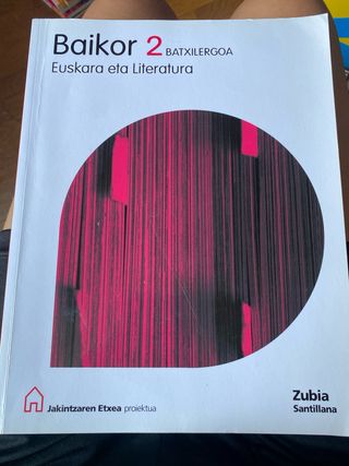 Baikor 2 Batxilerhia Euskara eta Literatura