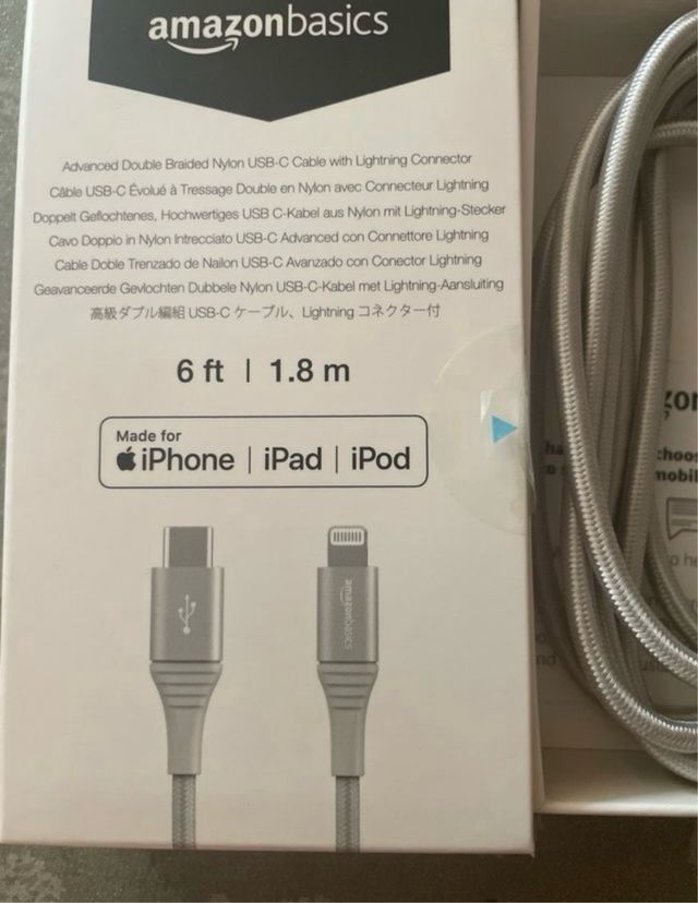 Cavo caricabatteria per iphon Amazon 3 pezzi 