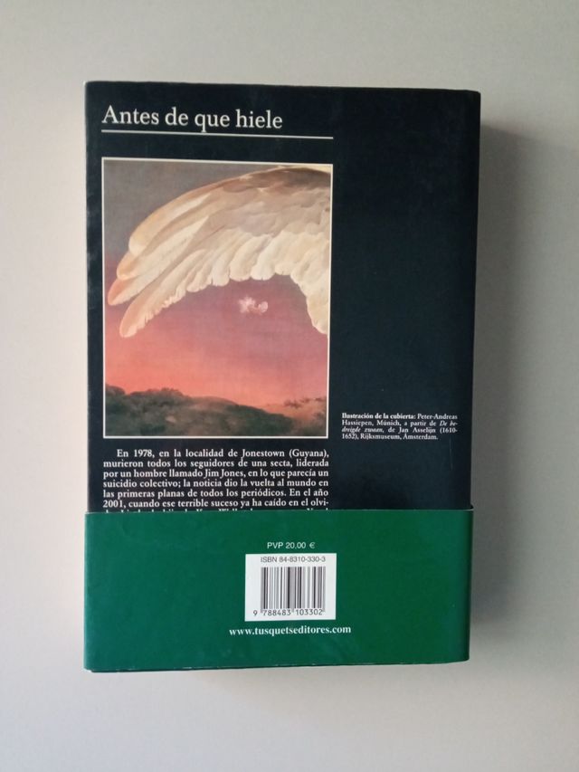 Libro 'Antes de que hiele'