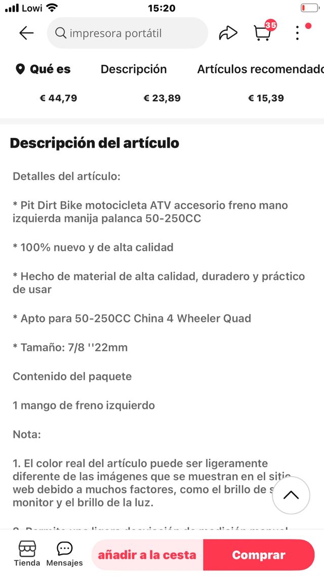 bomba freno hidraulica