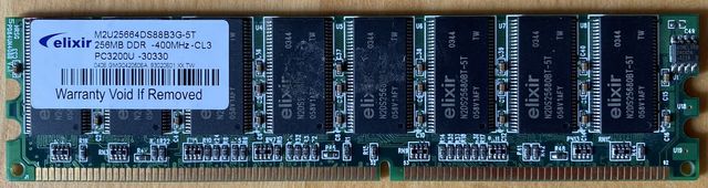 Banchi di memoria da 256MB