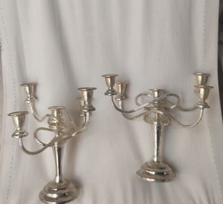 Candelabros o portavelas ingleses 