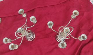 Candelabros o portavelas ingleses 